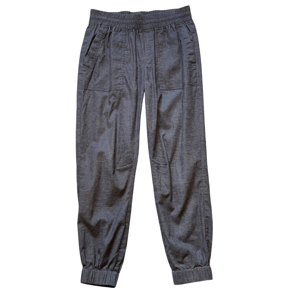 prAna Mantra Jogger Pants Gray Hempโ Blend Elastic Waist Womens XS W41190914